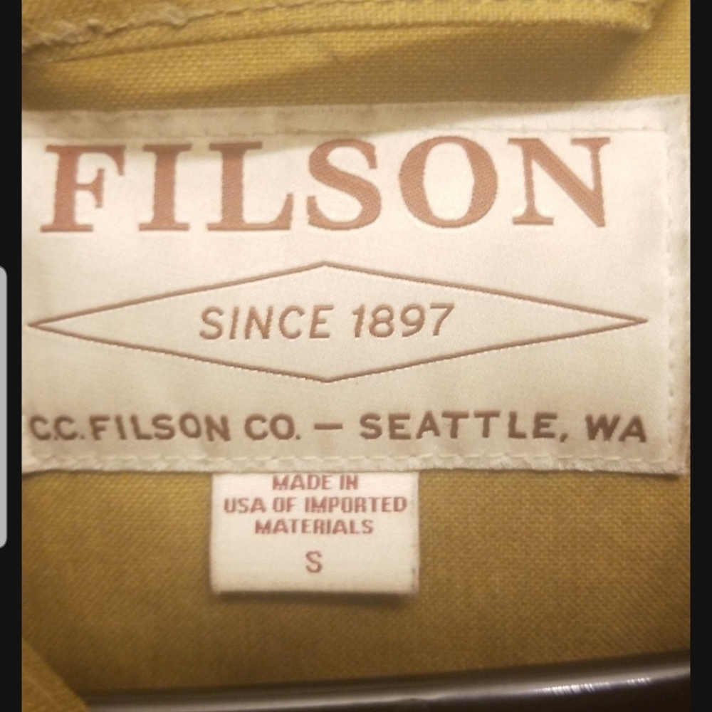 Filson Tin Cloth Cruiser Size Small Made in USA - Picture 3 of 4